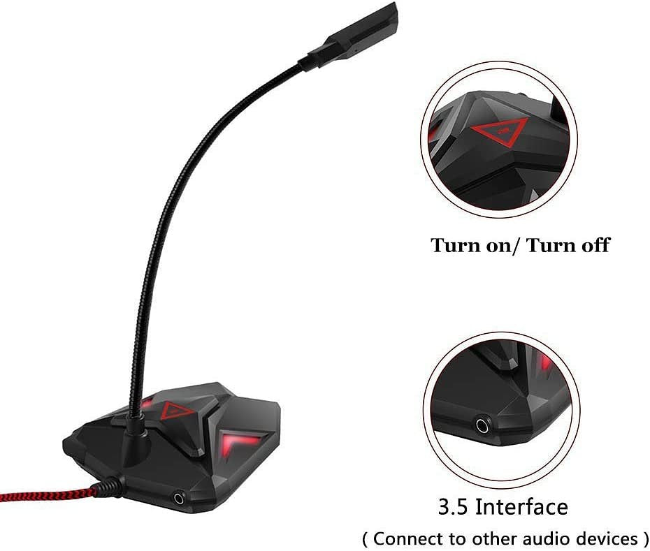 Voice Desktop USB Microfoonstandaard voor Computer Laptop PC G55 Gaming Microfoonstandaard Omnidirec