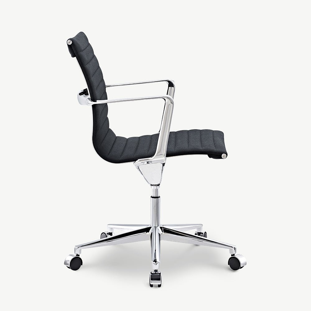 Walton Office Chair, Anthracite Fabric & Chrome