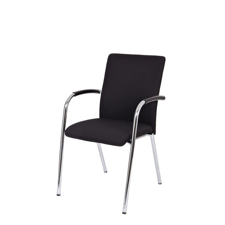 Workliving Conference Chair X1 - Comfort Four Leg Black