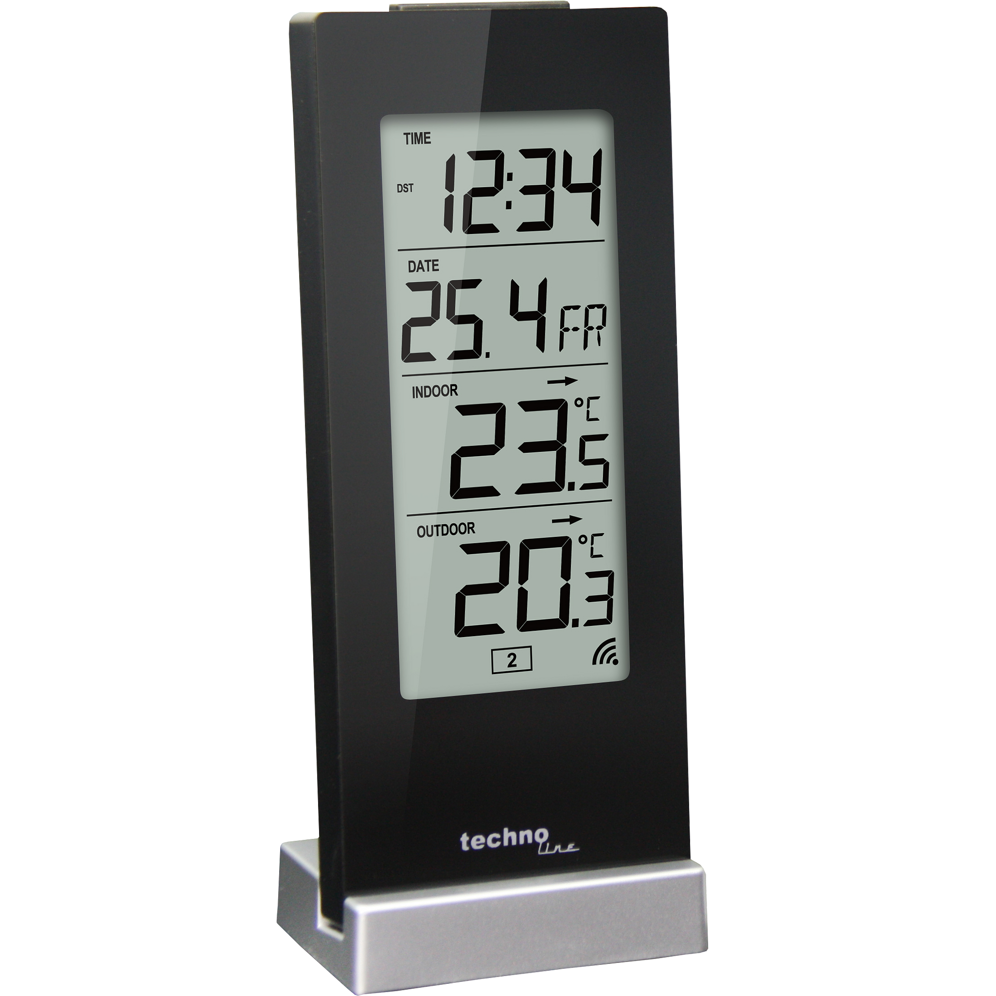 WS 9767 - modern weather station with temperature trend display