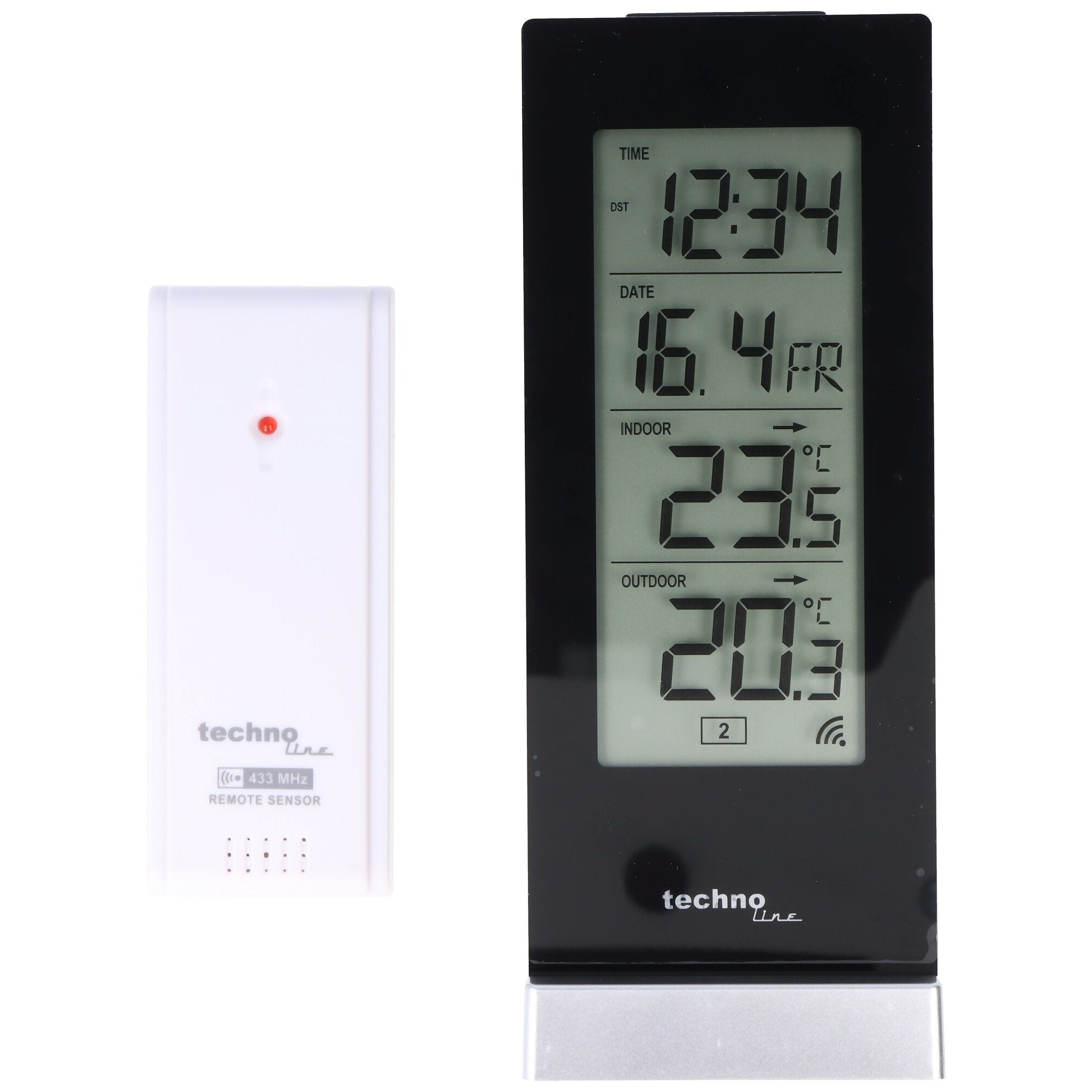 WS 9767 - modern weather station with temperature trend display