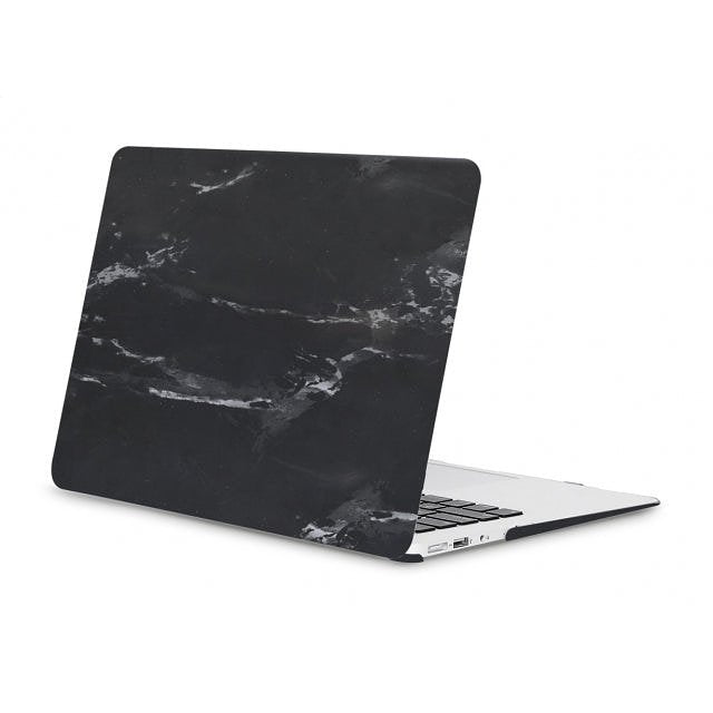 Xccess Protection Cover for Macbook Air 13inch A1369/A1466 (2010-2019) Black Marble