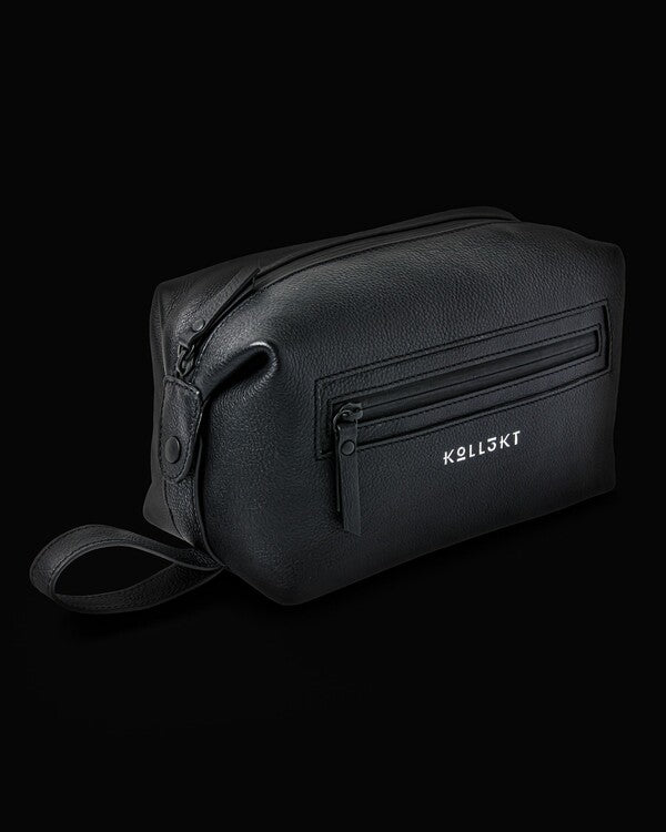 KOLL3KT Leather Toiletry Bag