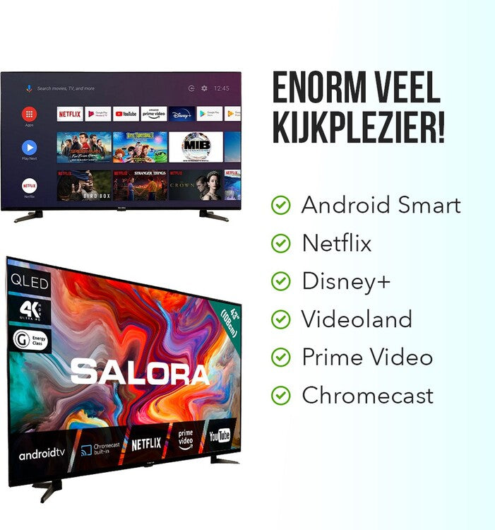 Salora SMART43TV - 43 Inch - Smart TV - Full HD - 2022