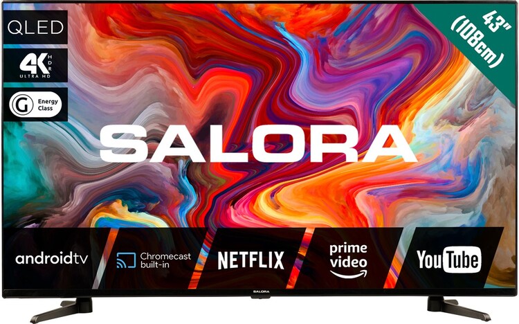 Salora 43QLEDTV - 43 Inch - 4K QLED - Smart TV - 2022