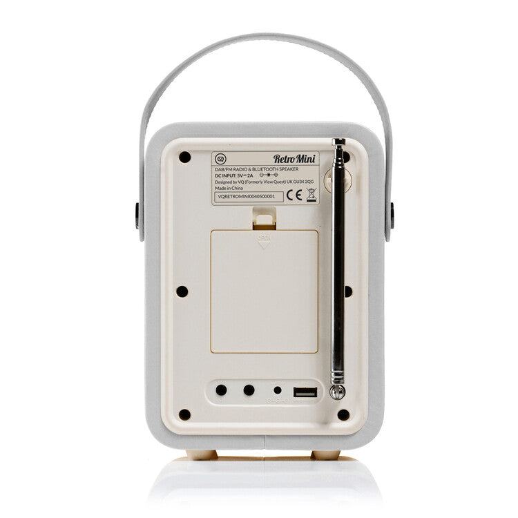 VQ Retro Mini | DAB Radio, Bluetooth, Radio Alarm Clock with FM supportability