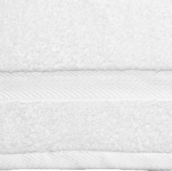 Dusk till Dawn Shower Towel 70x140 cm 650 grams/m2 White - Set of 2
