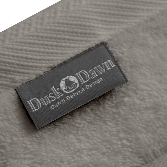 Dusk till Dawn Shower Towel 70x140 cm 650 grams/m2 Taupe - Set of 2