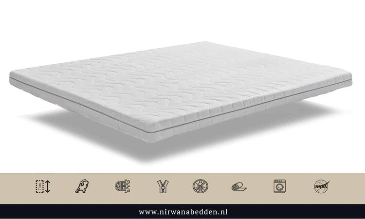 Nirwana Bedden - Topdekmatras – Koudschuim Platinum Foam HR