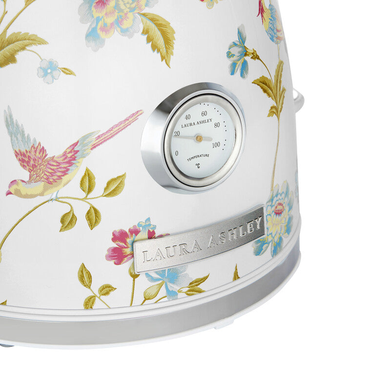 Laura Ashley Electric Kettle by VQ | 1.7 Litre Energy Efficient 3kW Fast Boil