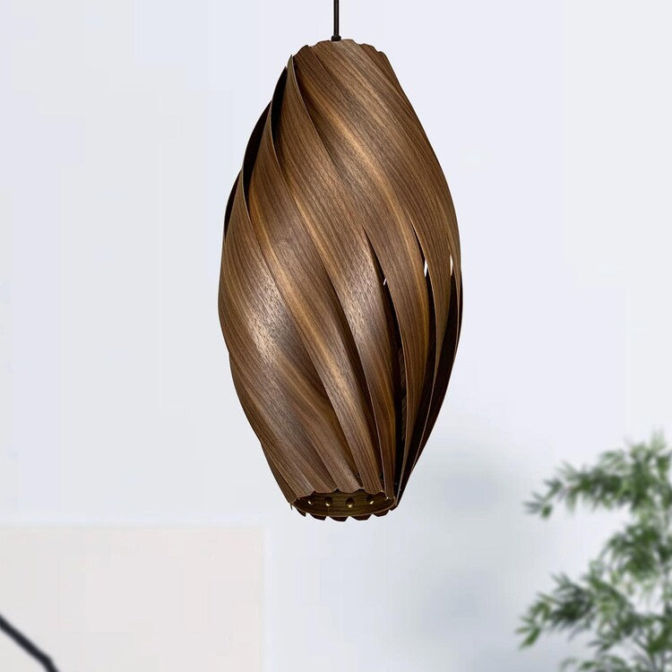 Gofurnit Hanging Lamp 'Ardere' in Walnut