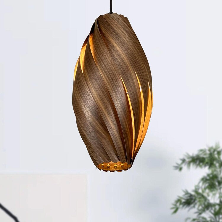 Gofurnit Hanging Lamp 'Ardere' in Walnut