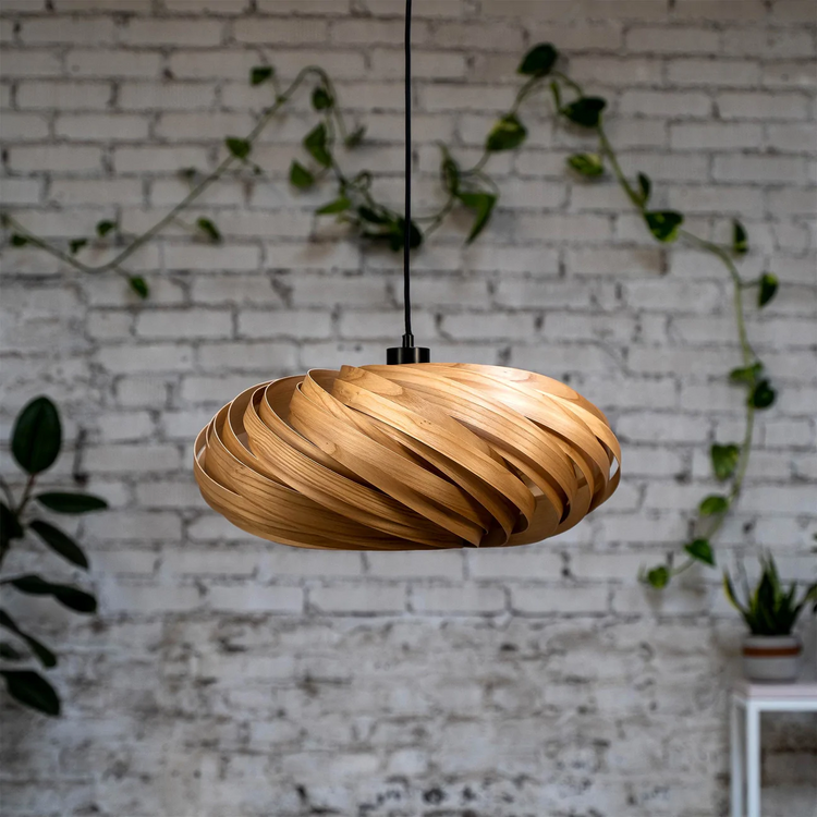 Gofurnit Hanging lamp 'Veneria' in olive ash