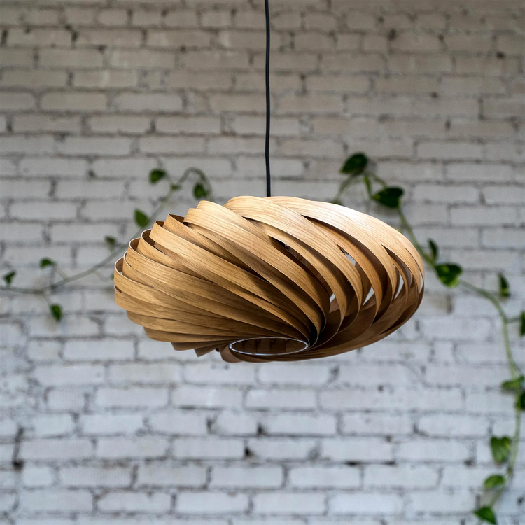 Gofurnit Hanging lamp 'Veneria' in oak wood