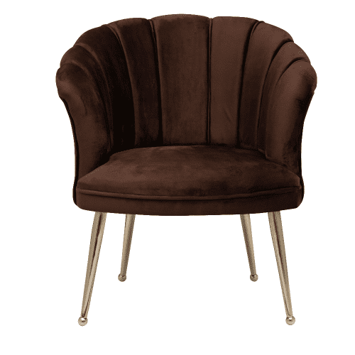 Bella Home Luxe Velvet Schelp Fauteil Mila