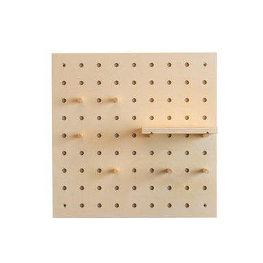 Furniteam Pegboard-Organizer in Square Shape, L30xW10xH30 cm