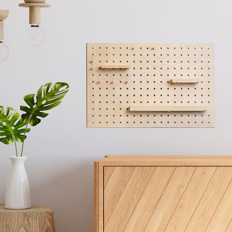 Furniteam Pegboard-organizer in rechthoekige vorm