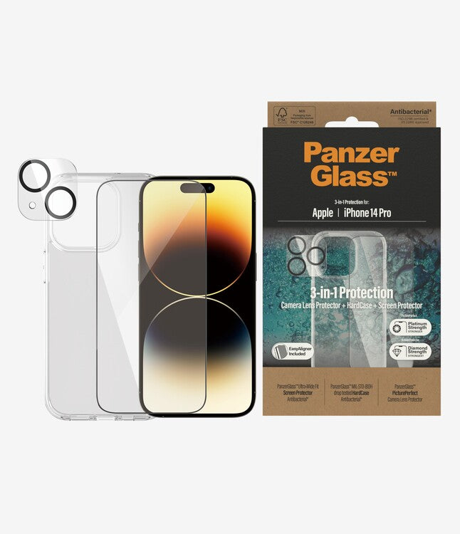 PanzerGlass™ iPhone 14 Pro Bundle
