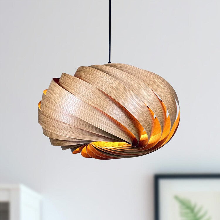 Gofurnit Hanging lamp 'Quiescenta' in oak wood