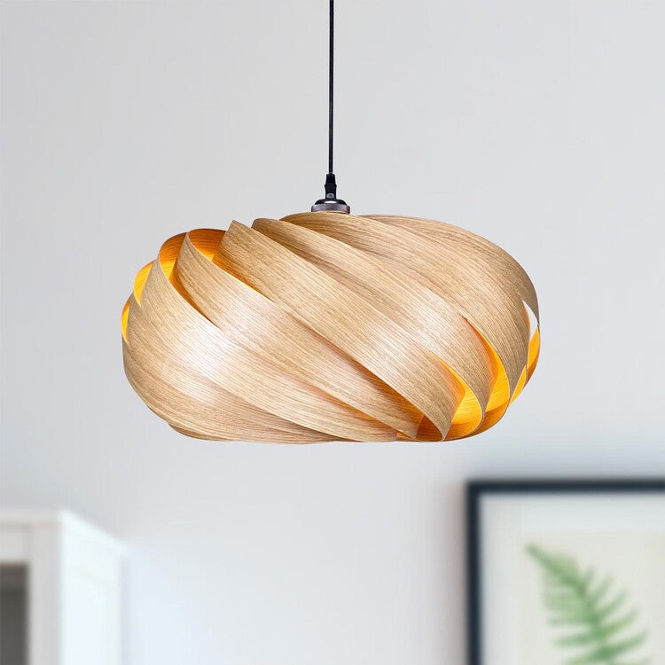 Gofurnit Hanging lamp 'Quiescenta' in oak wood