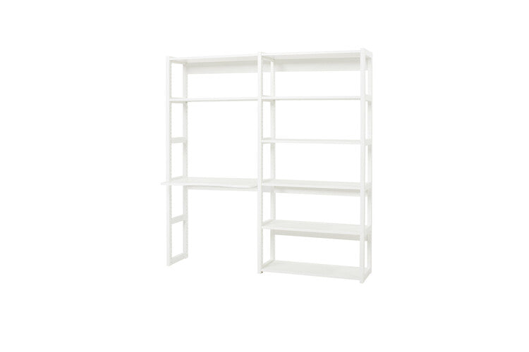 Hoppekids STOREY bookshelf with 8 shelves and desk