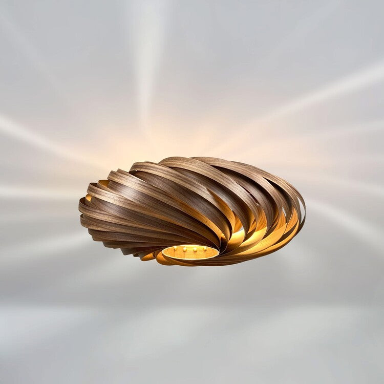 Gofurnit Ceiling light 'Veneria' in walnut