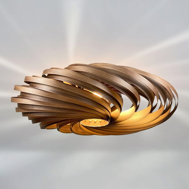 Gofurnit Ceiling light 'Veneria' in walnut