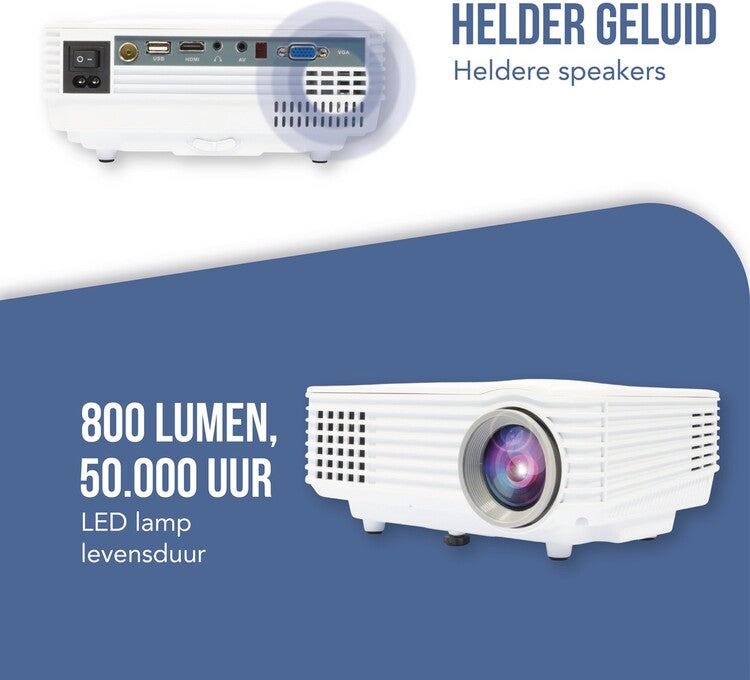 Salora 40BHD800 - Beamer - LED - HDMI - USB - TV tuner