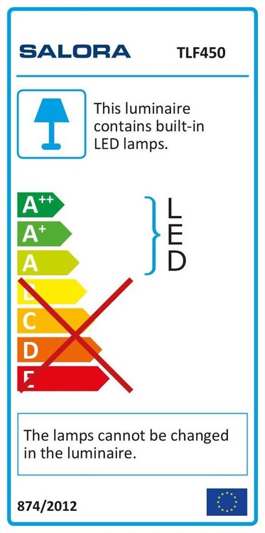 Salora TLF450 - Lamp - detachable mini fan