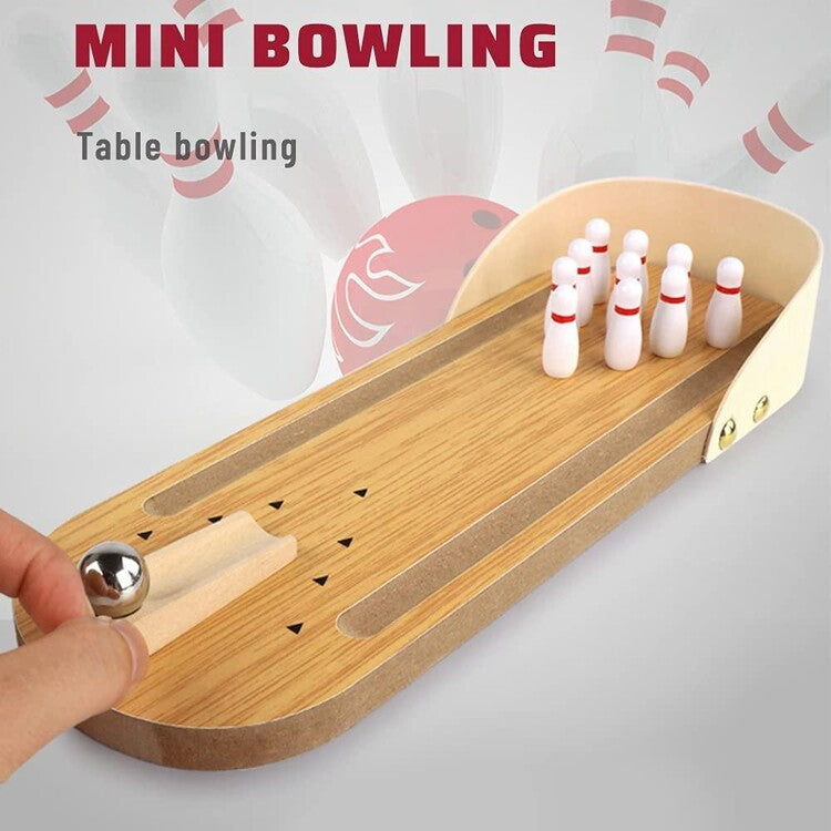 Mini Houten Bowling Game