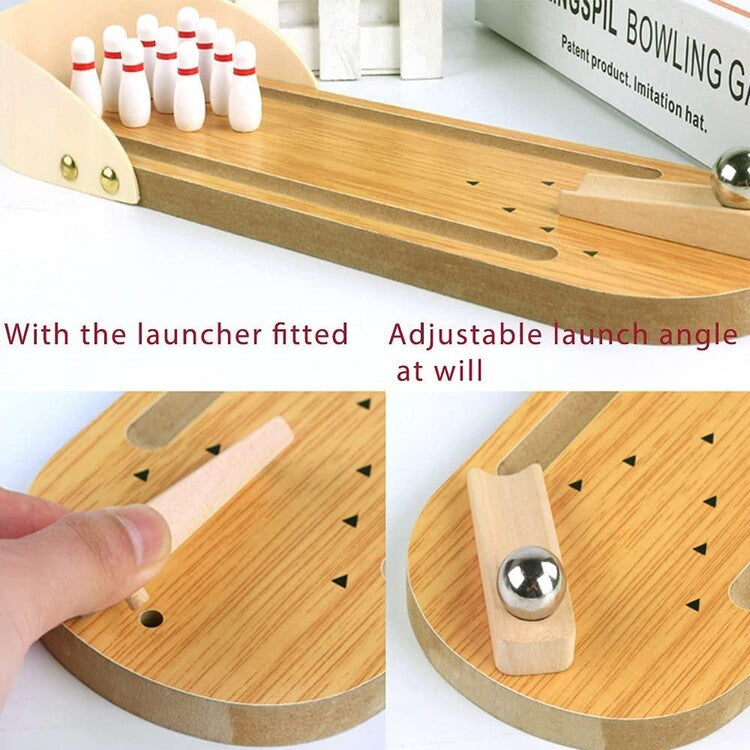 Mini Houten Bowling Game