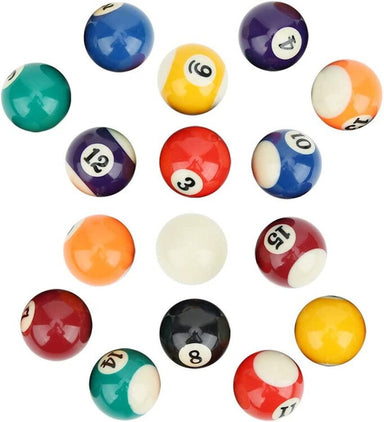 Happygetfit Mini Resin Billiard Balls, Eco-friendly, 16 pieces