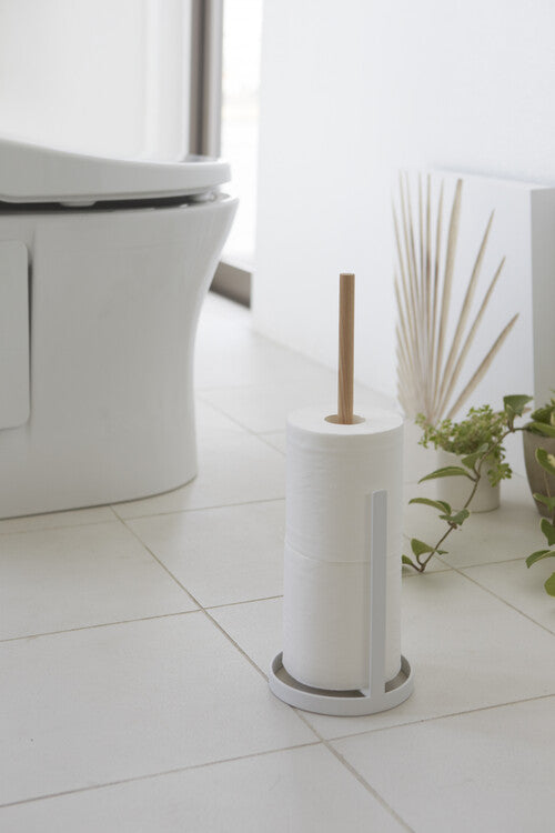 Yamazaki Toilet Paper Stand - Tosca - White