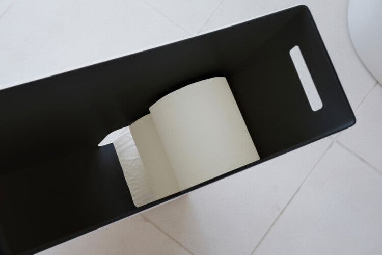 Yamazaki Toilet paper stocker - Tower - black