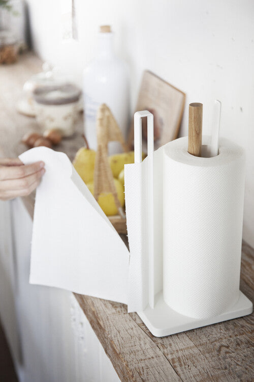 Yamazaki Paper towel holder - Tosca - white