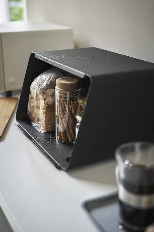 Yamazaki Bread case with removable lid - Tower - Black