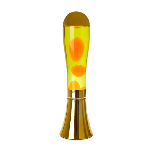 Balvi lava lamp Magma goud aluminium