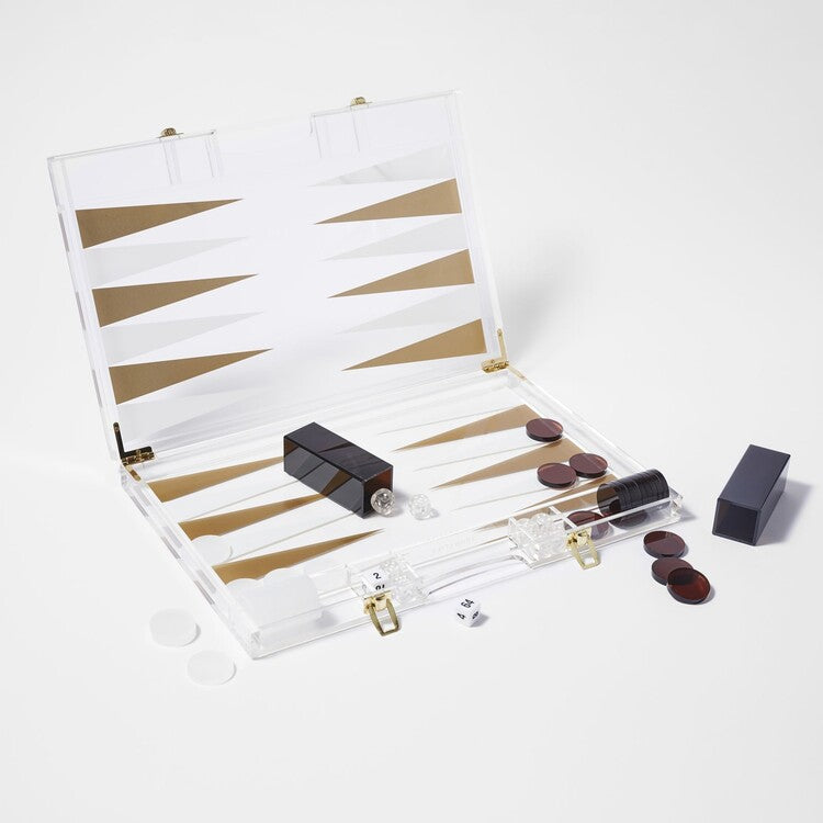 Sunnylife - Games Lucite Backgammon