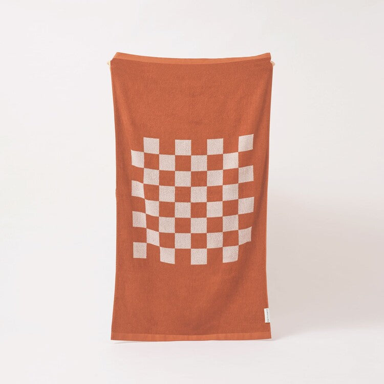 Sunnylife BeachLuxe Games Towel Terracotta