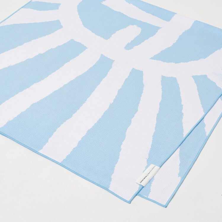 Sunnylife BeachMicrofibre Towel Sun Face