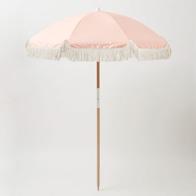 Sunnylife BeachLuxe Beach Umbrella Salmon