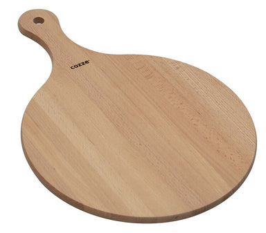Cozze Serving Board for Pizza Bamboo with Handle Diameter 35 cm