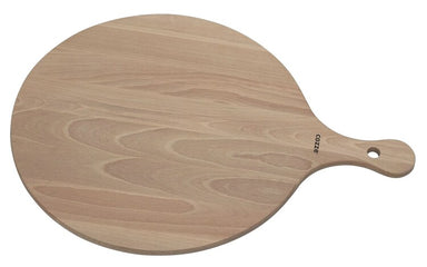 Cozze Serving Board for Pizza Bamboo with Handle Diameter 35 cm