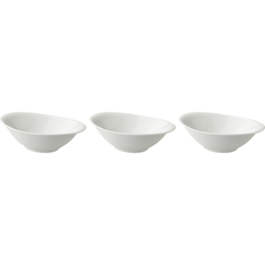 Palmer Bowl White Delight 16 x 10.5 cm 20 cl White Porcelain 3 piece(s)