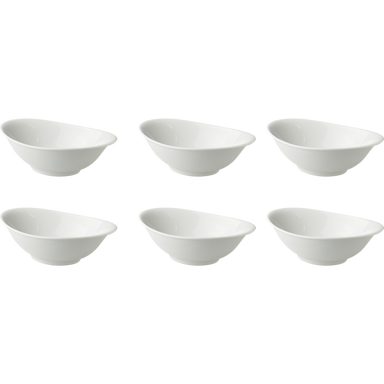 Palmer Bowl White Delight 25 x 16 cm 70 cl White Porcelain 3 piece(s)