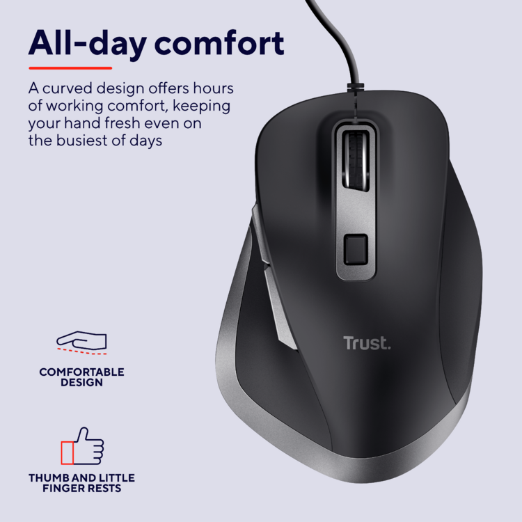 Trust Fyda Sustainable USB Mouse