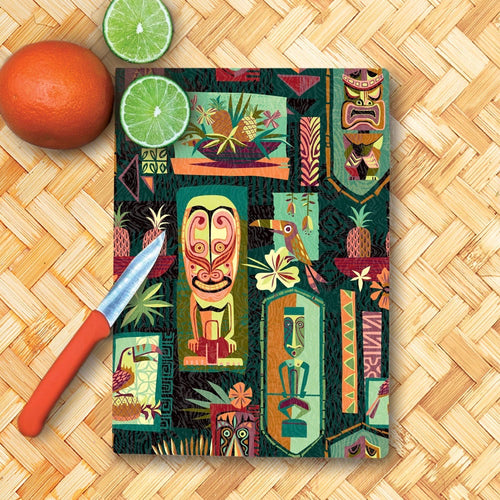 Tank Tiki Glass Cutting Board