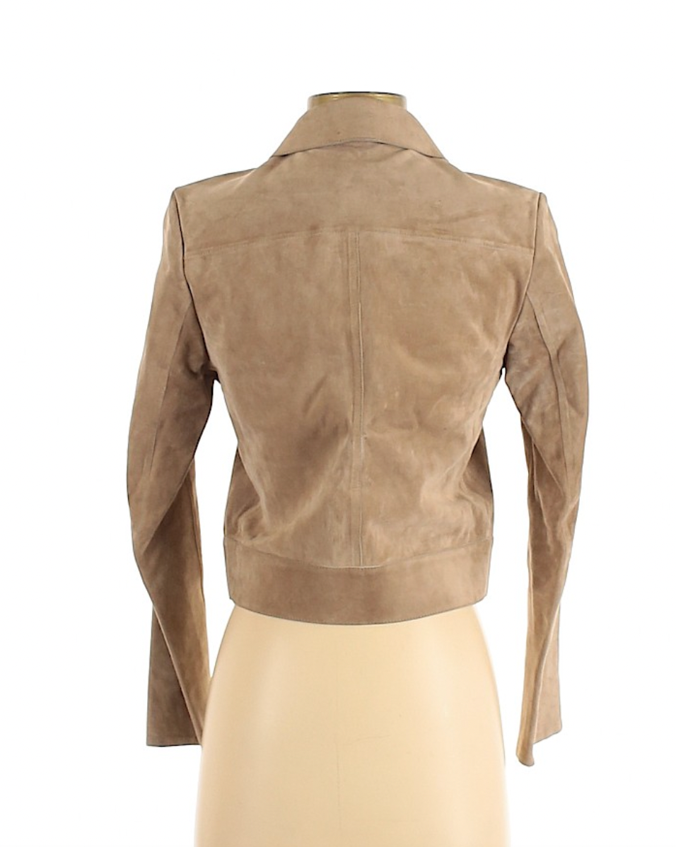 Michael Kors Suede Leather Jacket (Size 2) – L'Histoire