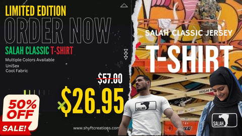 Salah Classic Tshirt Collection Sale Banner