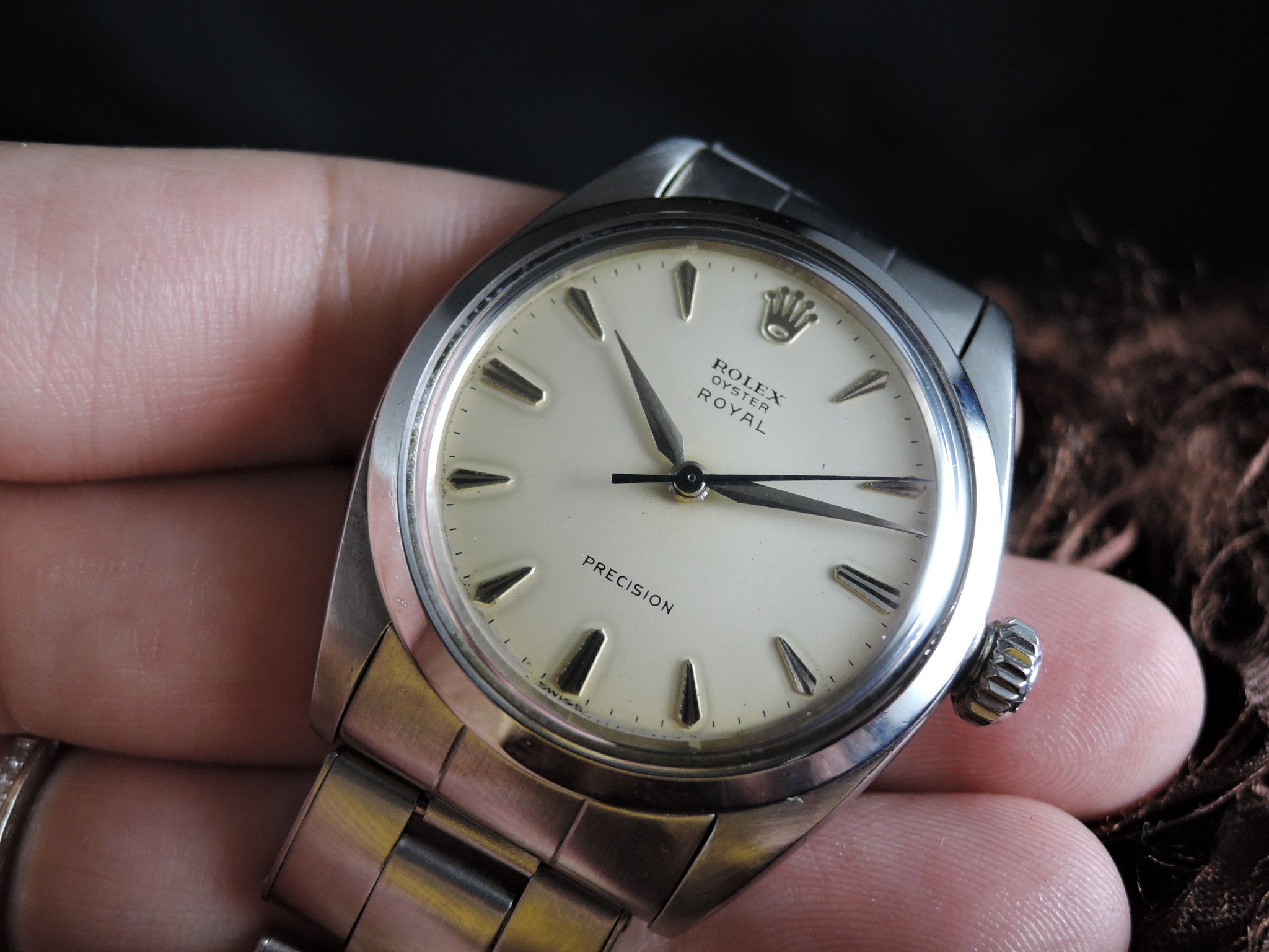 1950 Rolex OYSTER ROYAL 6426 Original Creamy Dial and Rivet Band | Alex ...